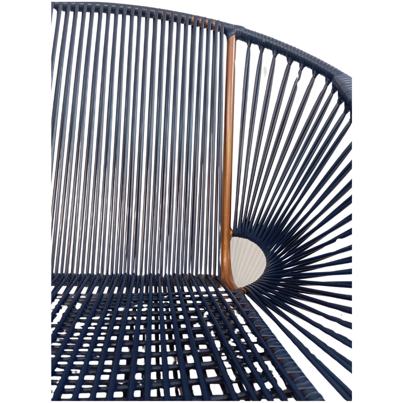 Silla Mecedora azul