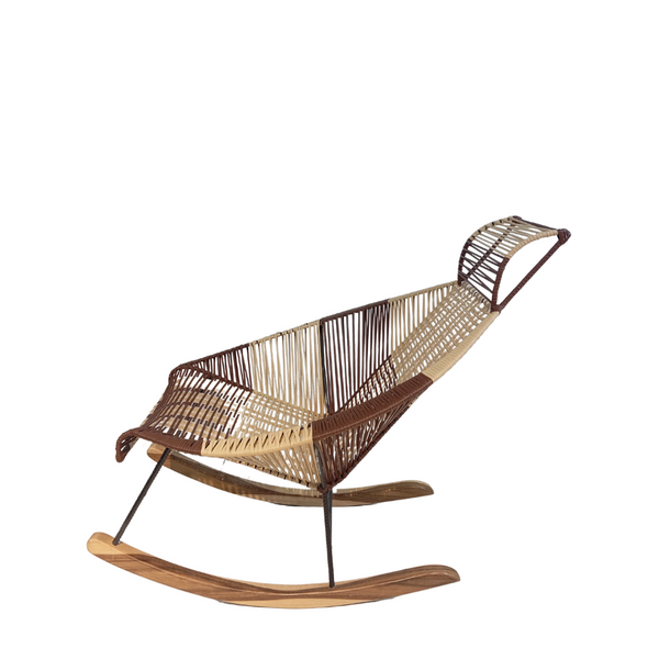 Silla Mecedora Marron