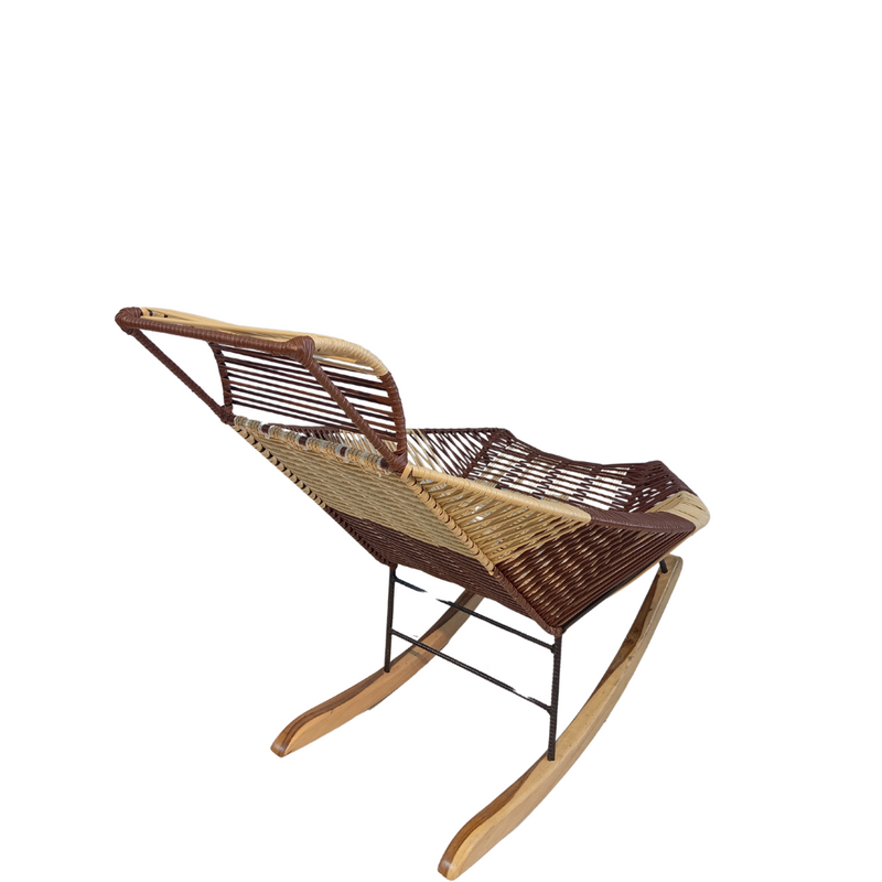 Silla Mecedora Marron